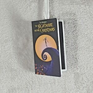 Hallmark Nightmare Before Christmas Ornament Retro VHS VideoTape Case~Disney